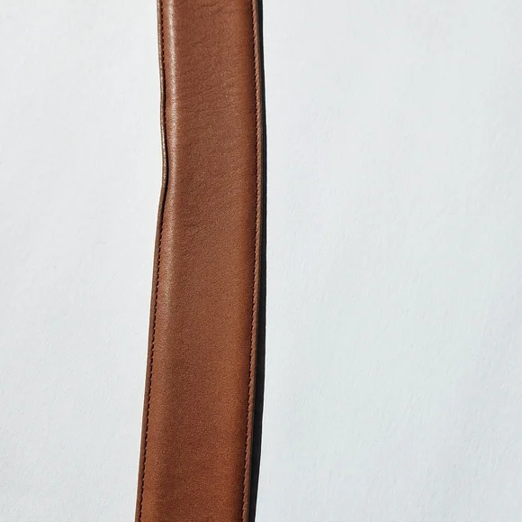 Women's Coach 8500 British Tan Size Small Leather Belt with Gold Buckle - Picture 5 of 9
